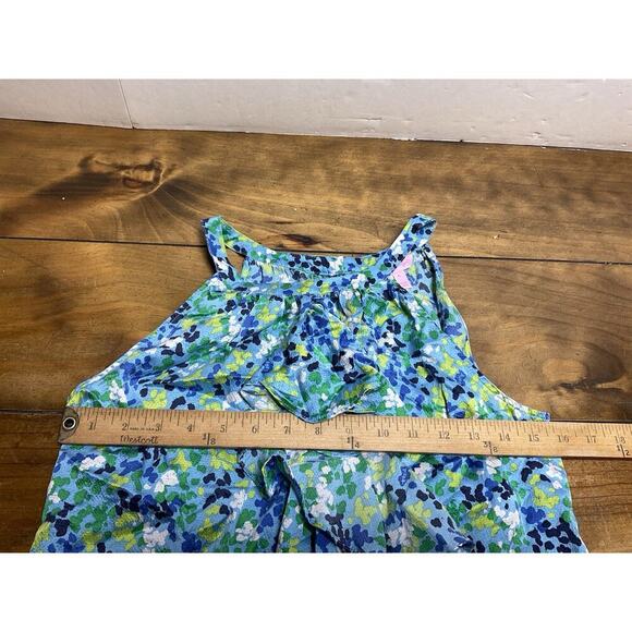 Lilly Pulitzer Women’s Floral Oops Spilled It Again Ruffle Front Silk Top Size 6 - Picture 6 of 9